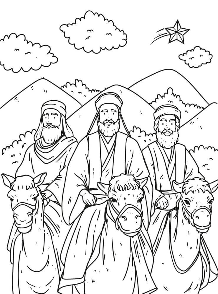 Desenho de Biblicos para imprimir