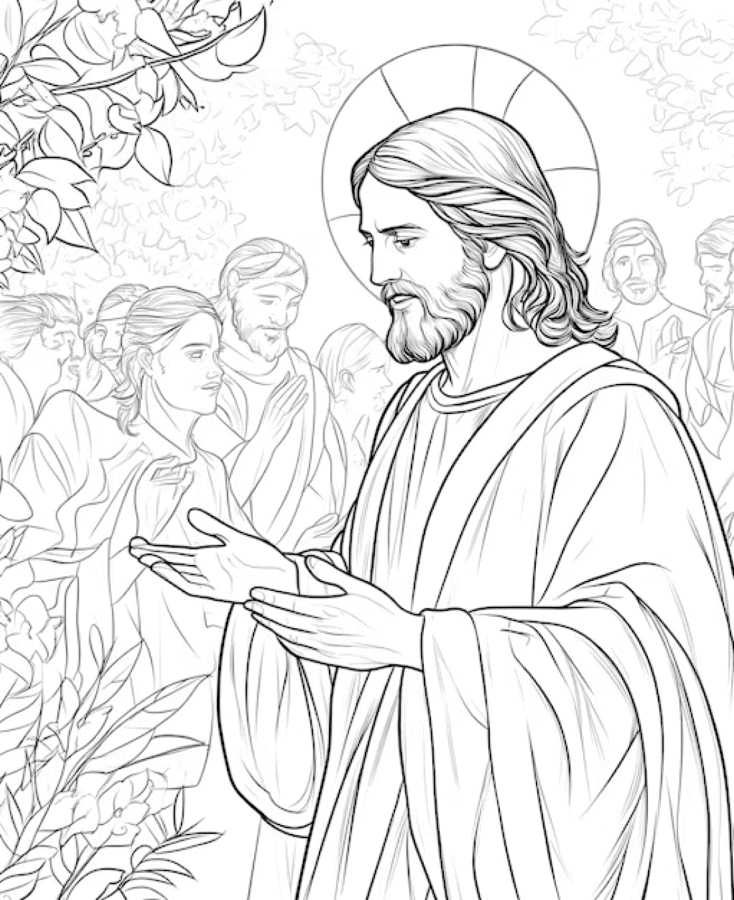 Desenho de Biblicos para imprimir