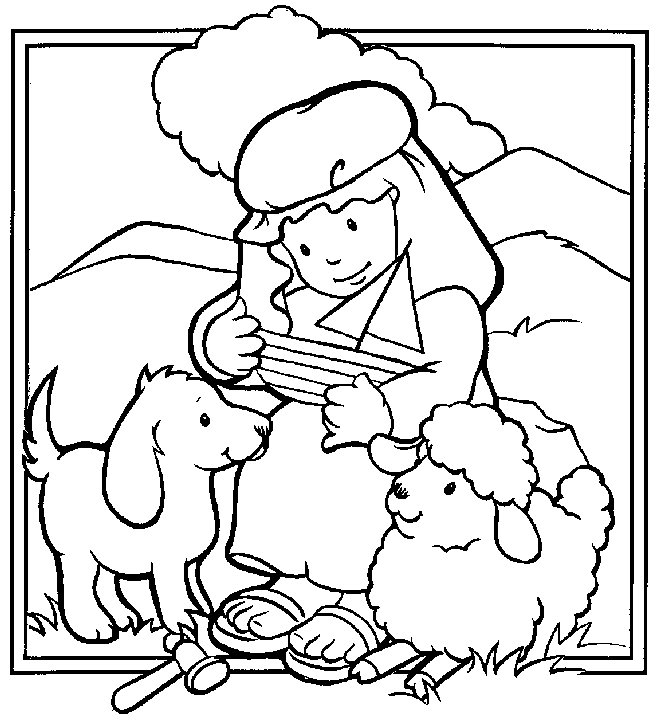 Desenho de Biblicos para imprimir