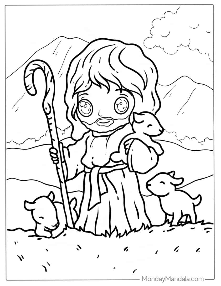 Desenho de Biblicos para imprimir