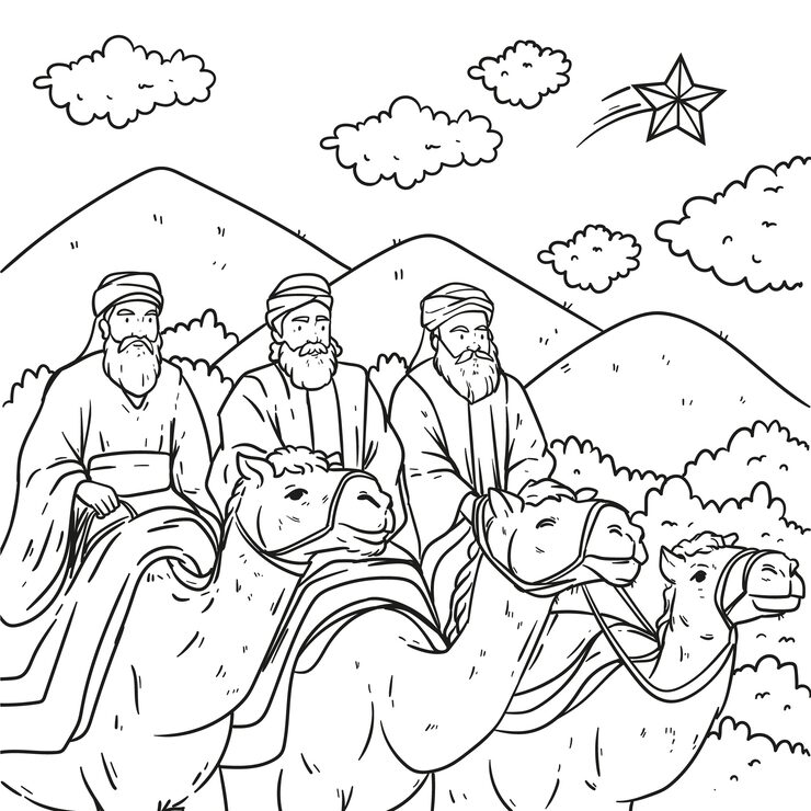 Desenho de Biblicos para imprimir