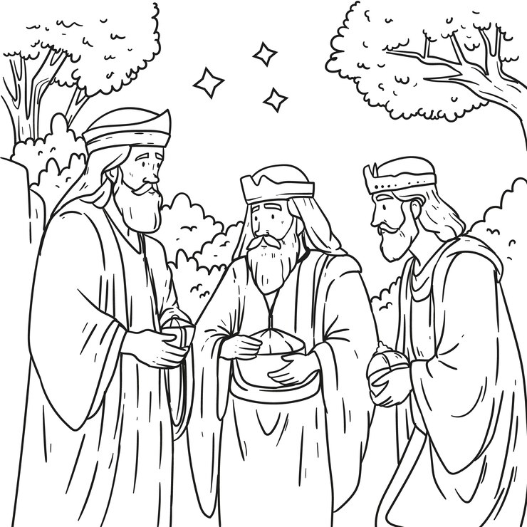 Desenho de Biblicos para imprimir
