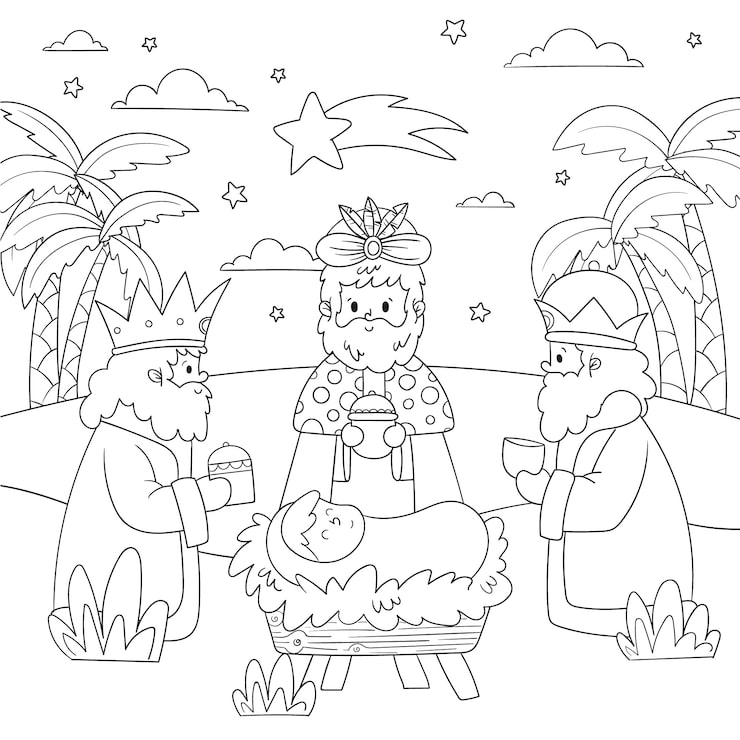 Desenho de Biblicos para imprimir