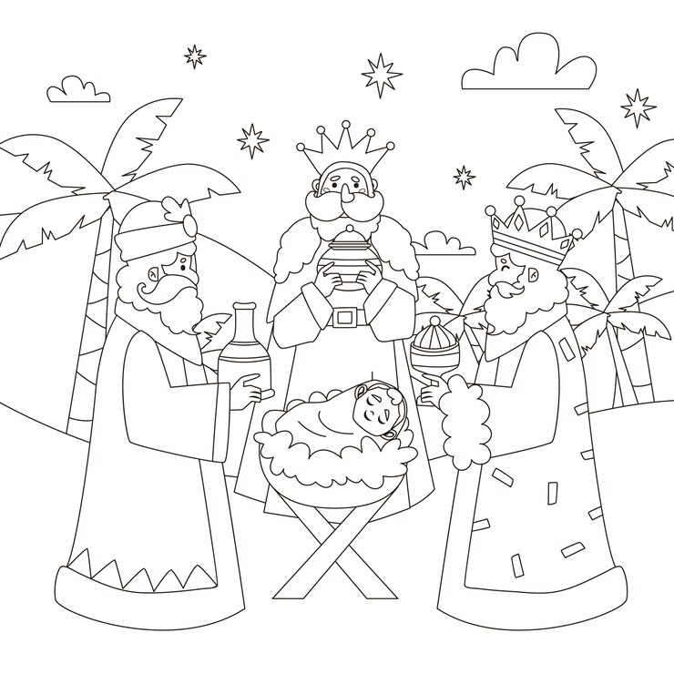 Desenho de Biblicos para imprimir