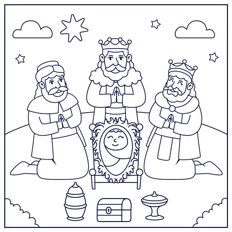 Desenho de Biblicos para imprimir