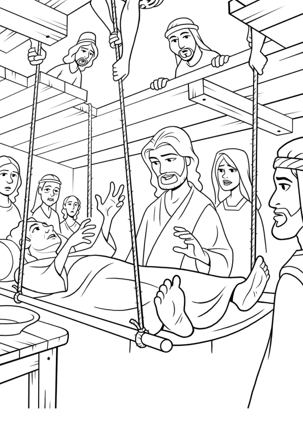 Desenho de Biblicos para imprimir