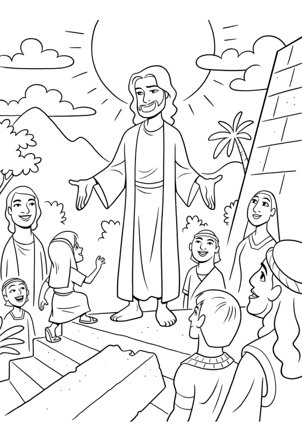 Desenho de Biblicos para imprimir