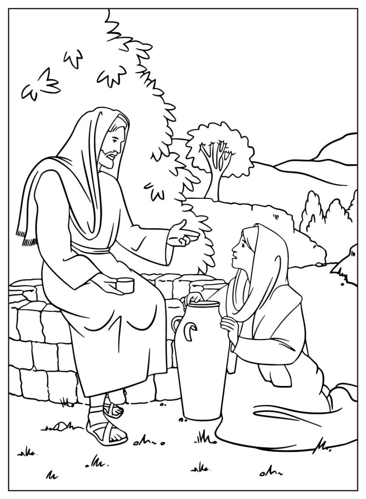 Desenho de Biblicos para imprimir