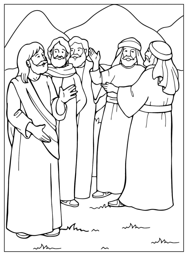 Desenho de Biblicos para imprimir