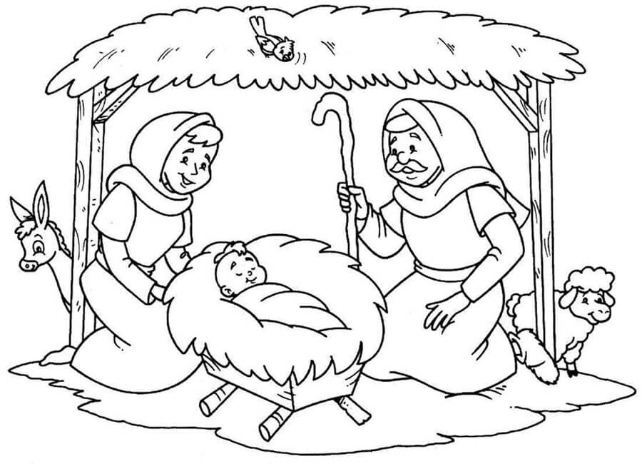 Desenho de Biblicos para imprimir