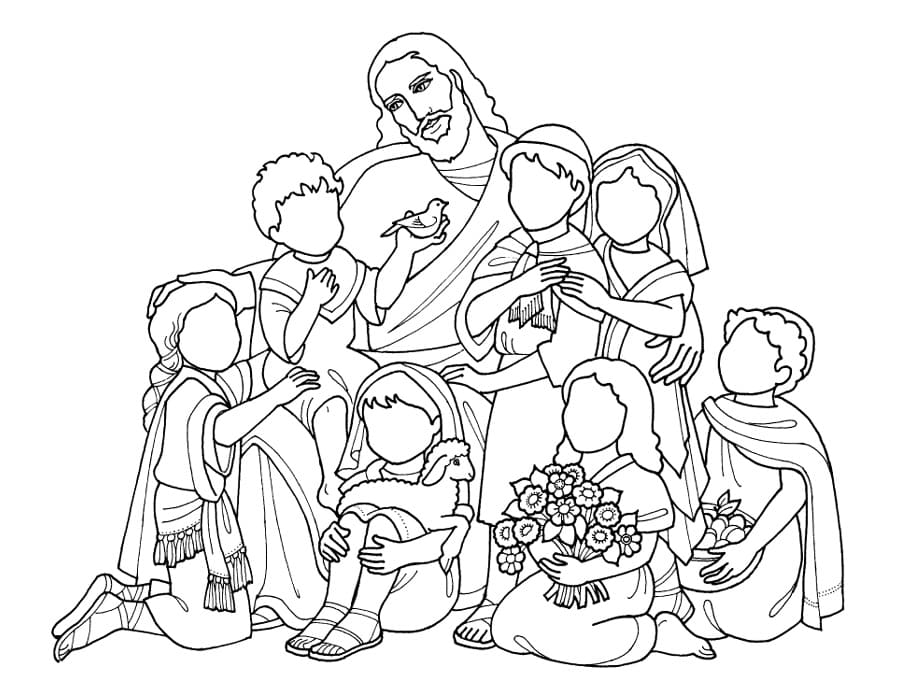 Desenho de Biblicos para imprimir