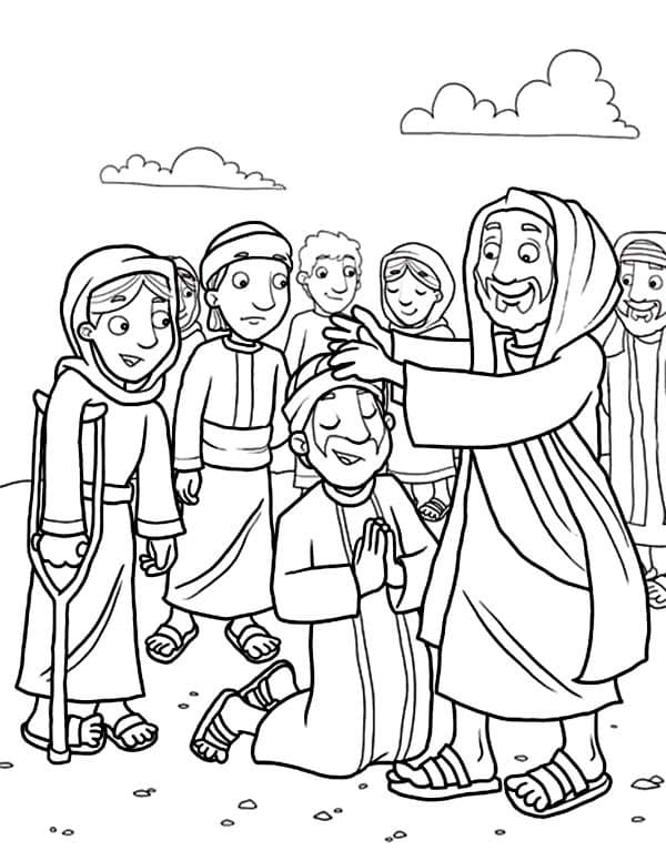 Desenho de Biblicos para imprimir