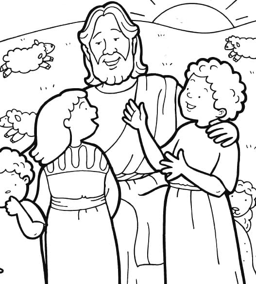 Desenho de Biblicos para imprimir
