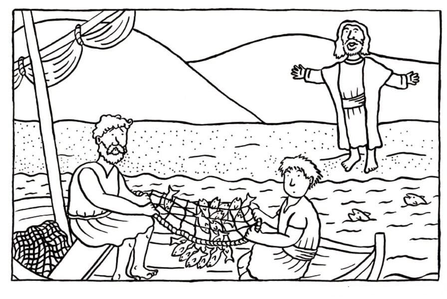 Desenho de Biblicos para imprimir