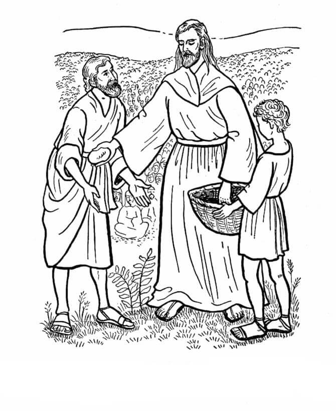 Desenho de Biblicos para imprimir