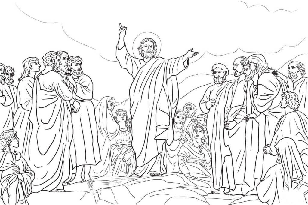 Desenho de Biblicos para imprimir