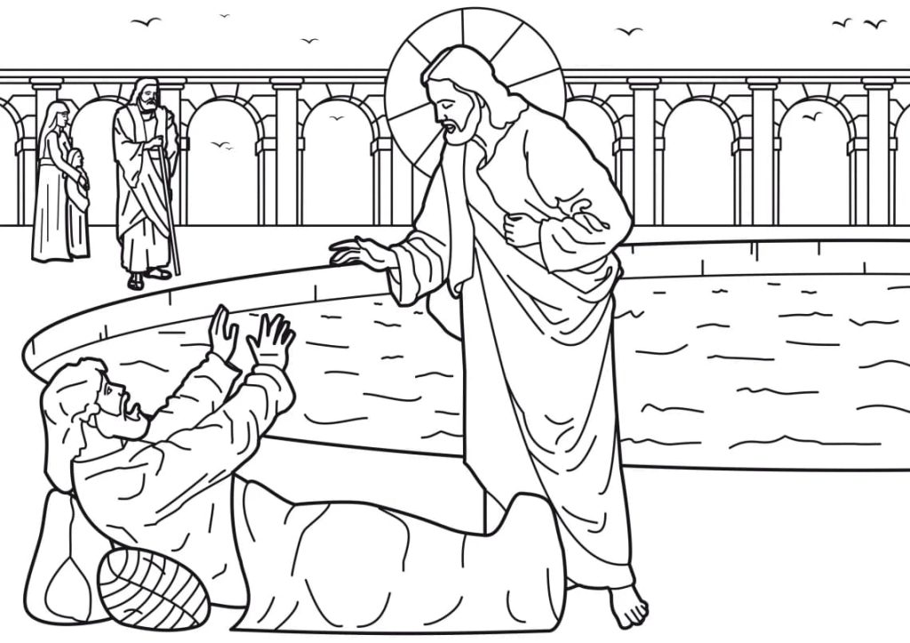 Desenho de Biblicos para imprimir
