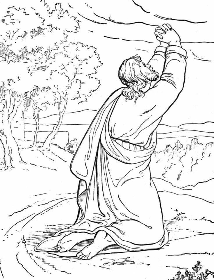 Desenho de Biblicos para imprimir