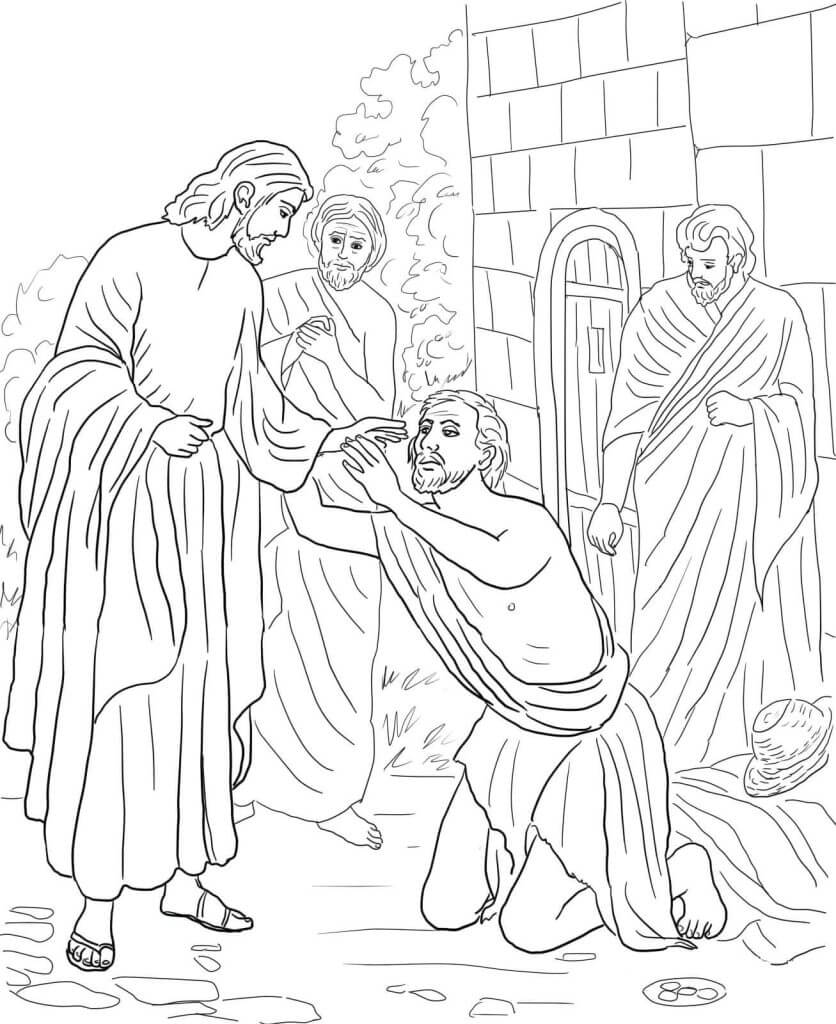 Desenho de Biblicos para imprimir