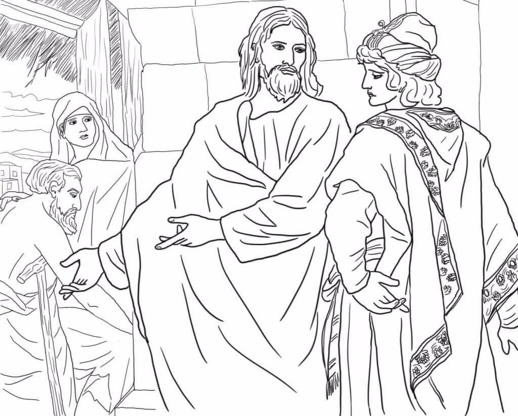 Desenho de Biblicos para imprimir