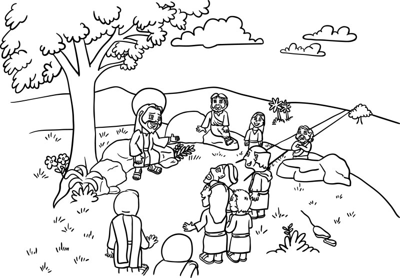 Desenho de Biblicos para imprimir