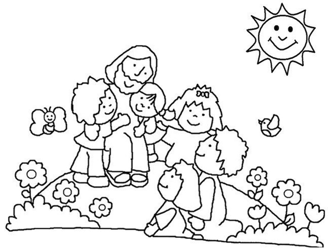 Desenho de Biblicos para imprimir