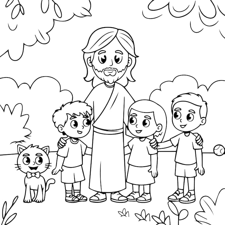 Desenho de Biblicos para imprimir