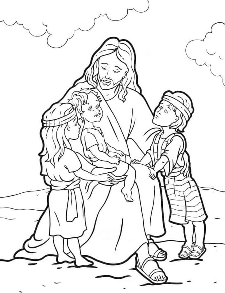 Desenho de Biblicos para imprimir
