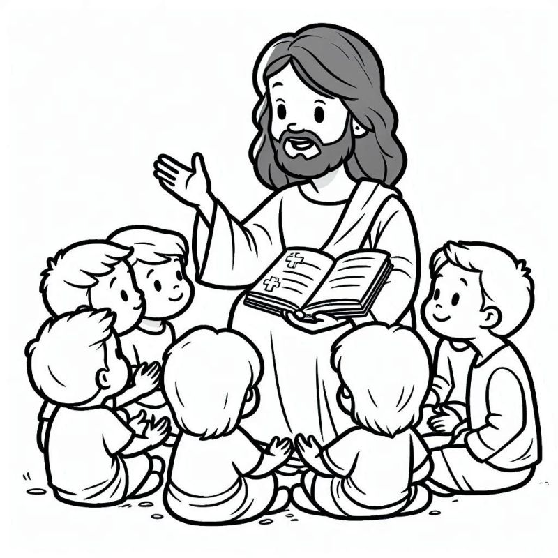 Desenho de Biblicos para imprimir