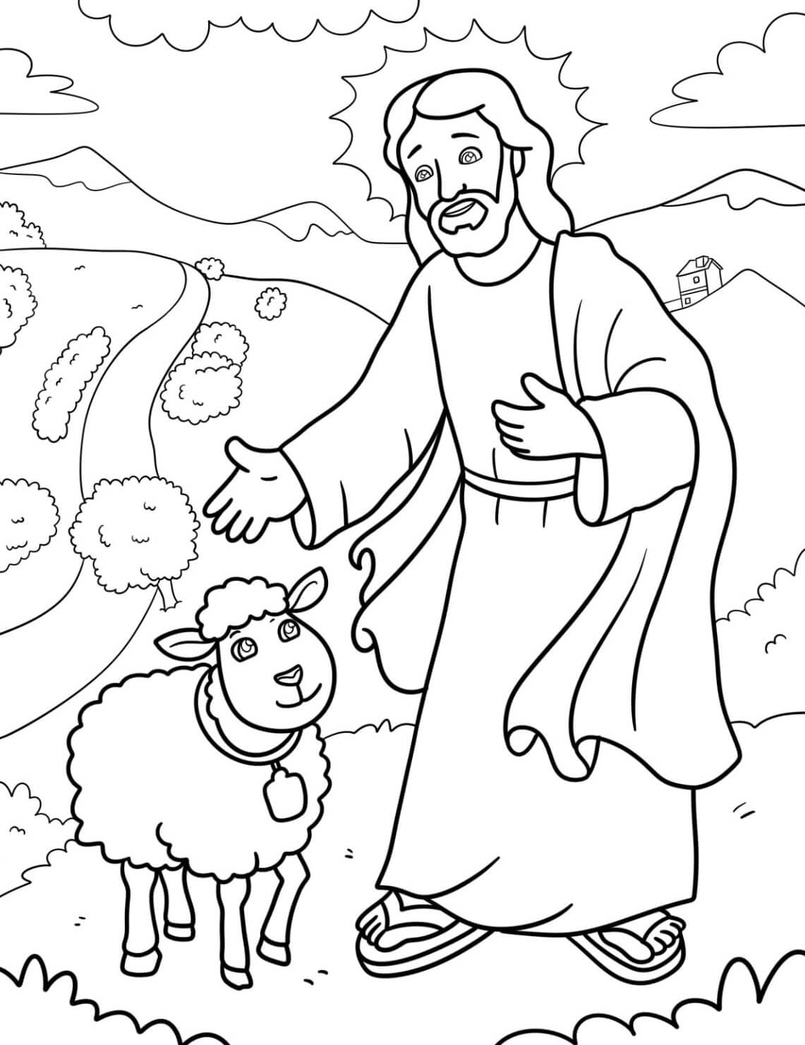 Desenho de Biblicos para imprimir