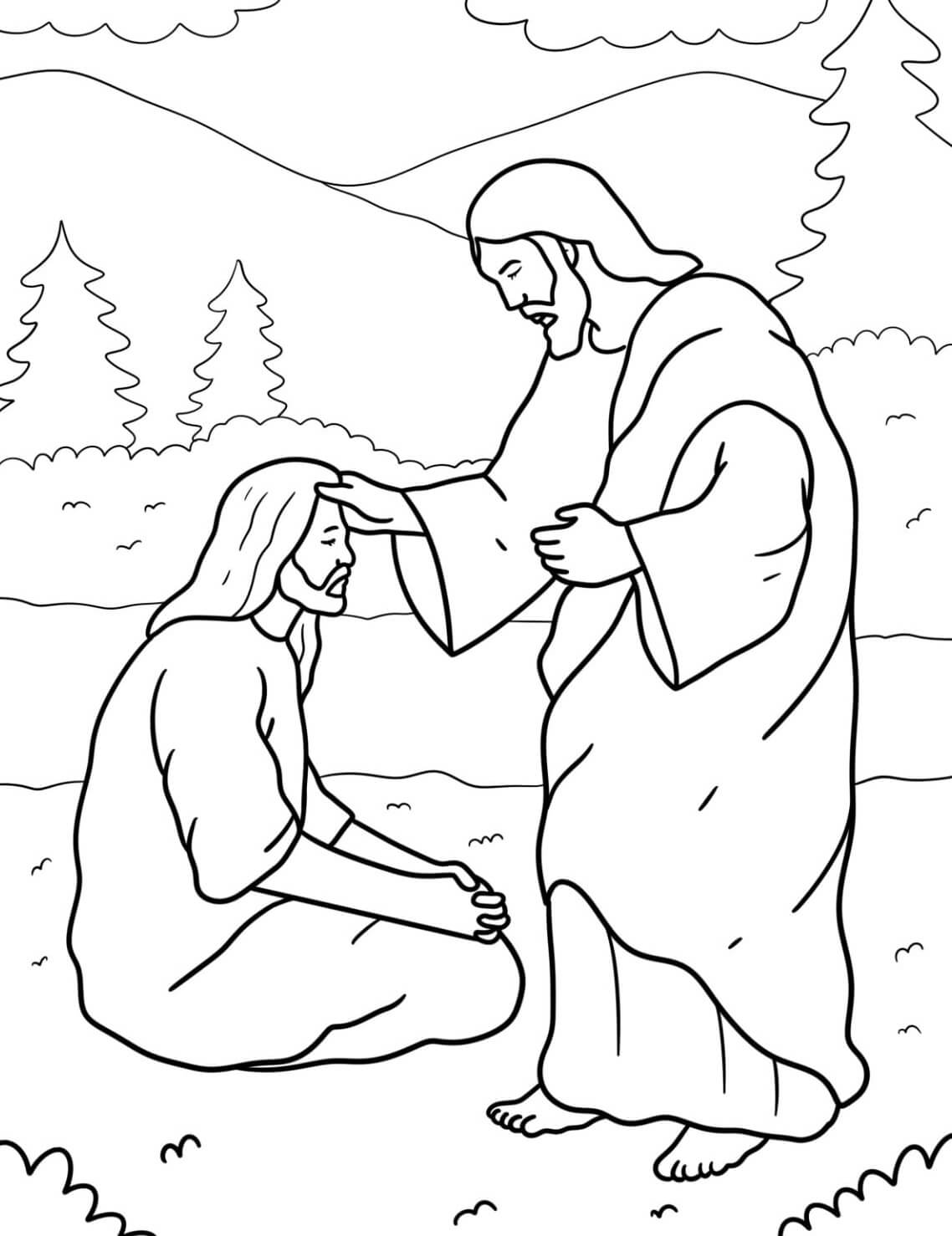 Desenho de Biblicos para imprimir