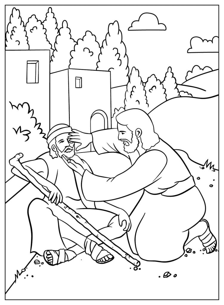 Desenho de Biblicos para imprimir