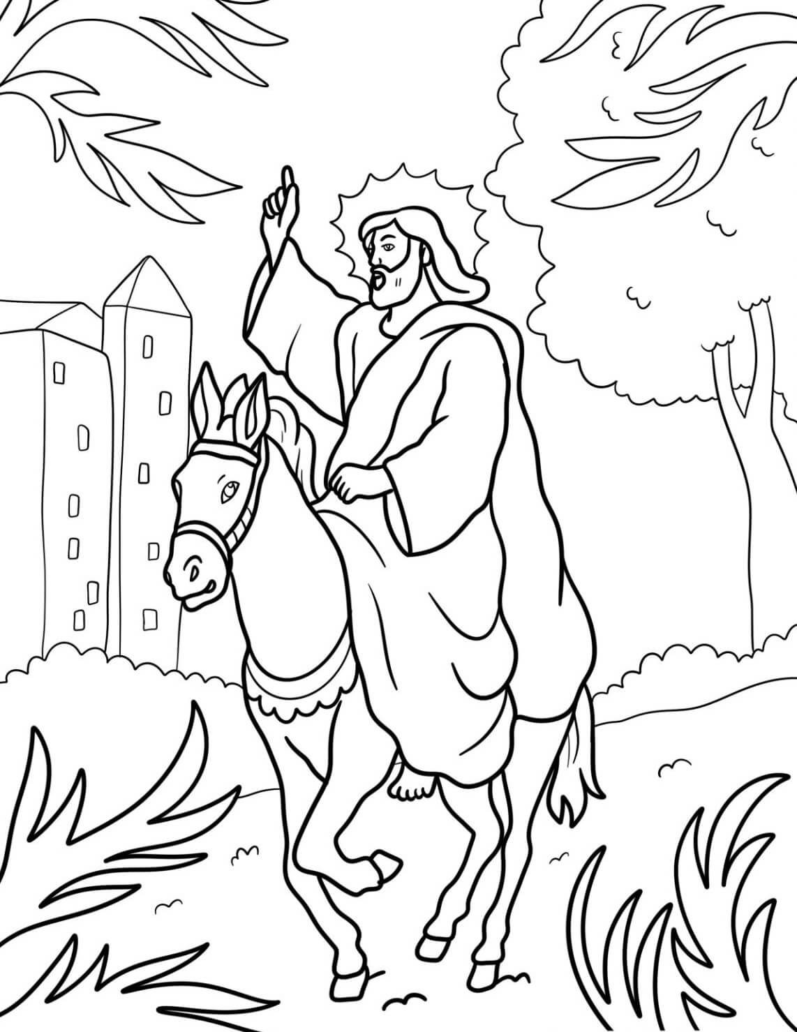 Desenho de Biblicos para imprimir