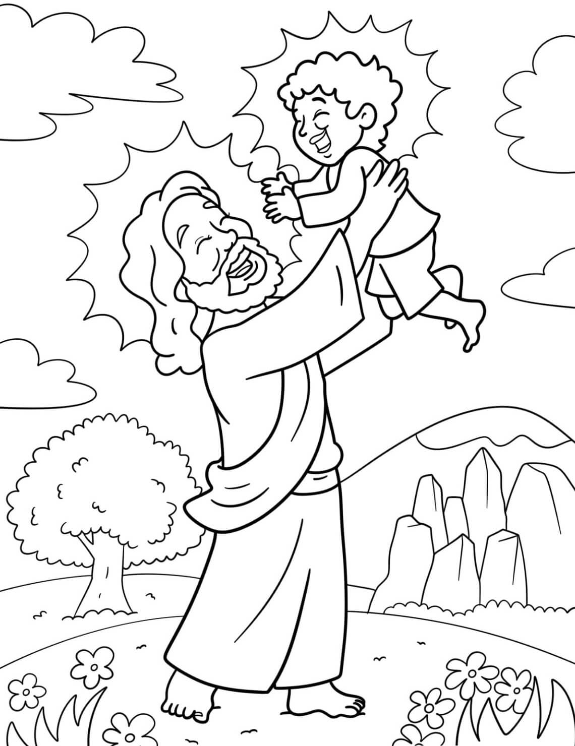 Desenho de Biblicos para imprimir