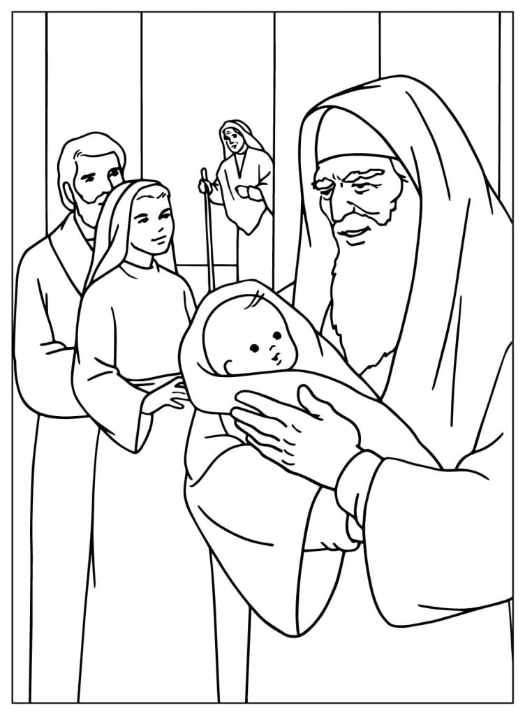 Desenho de Biblicos para imprimir