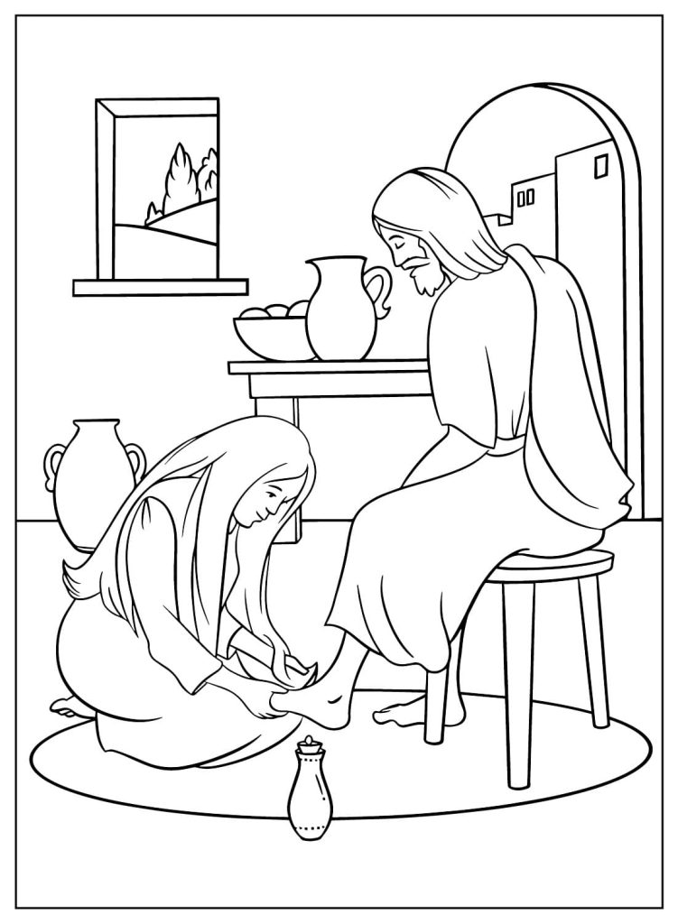 Desenho de Biblicos para imprimir