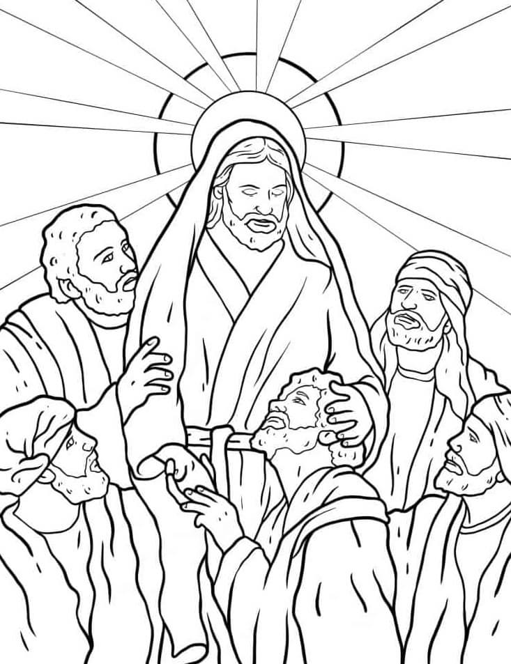Desenho de Biblicos para imprimir