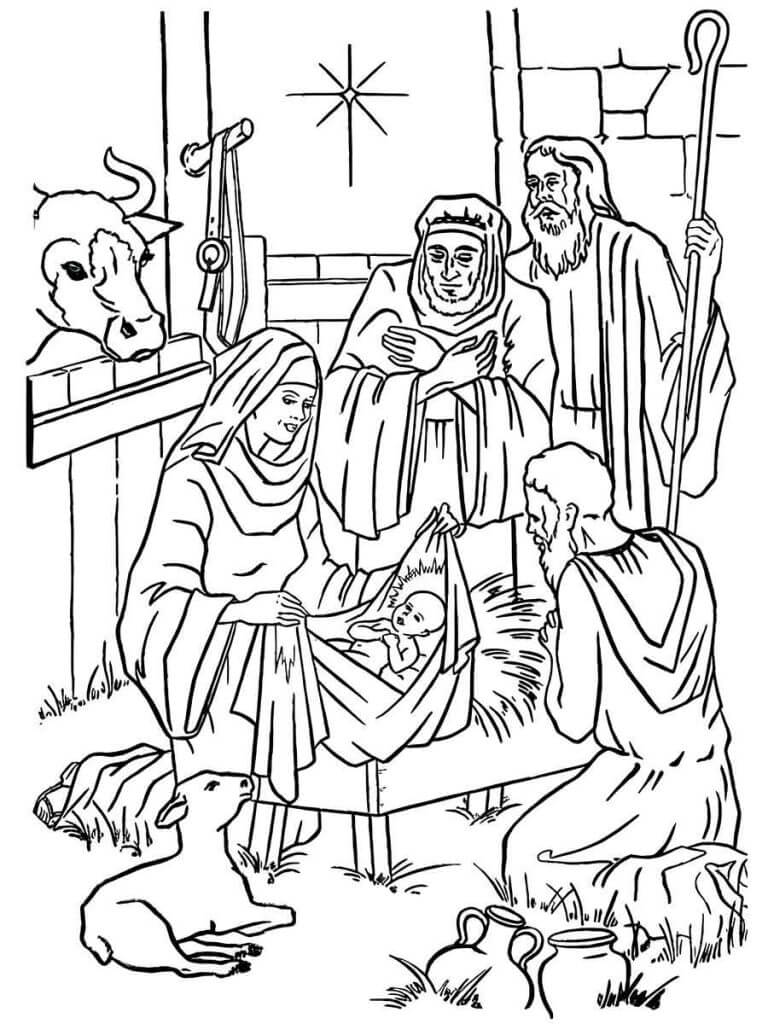Desenho de Biblicos para imprimir