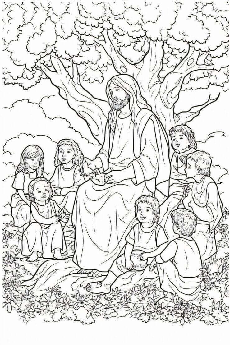 Desenho de Biblicos para imprimir