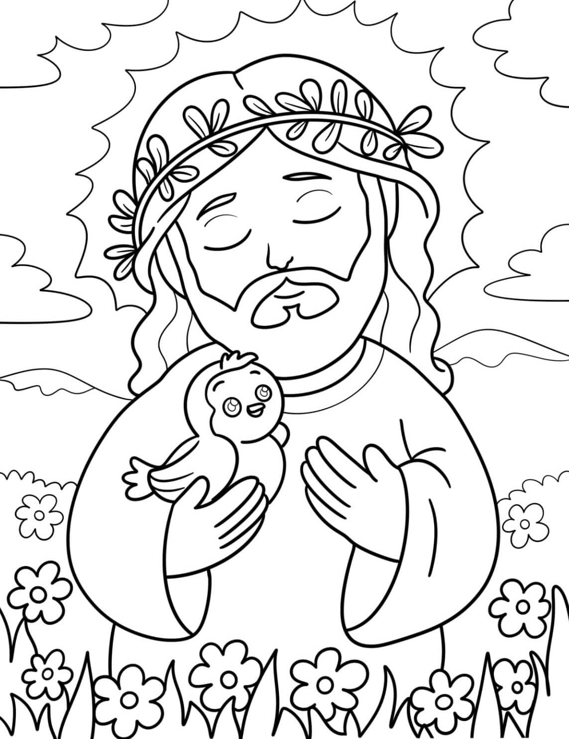 Desenho de Biblicos para imprimir
