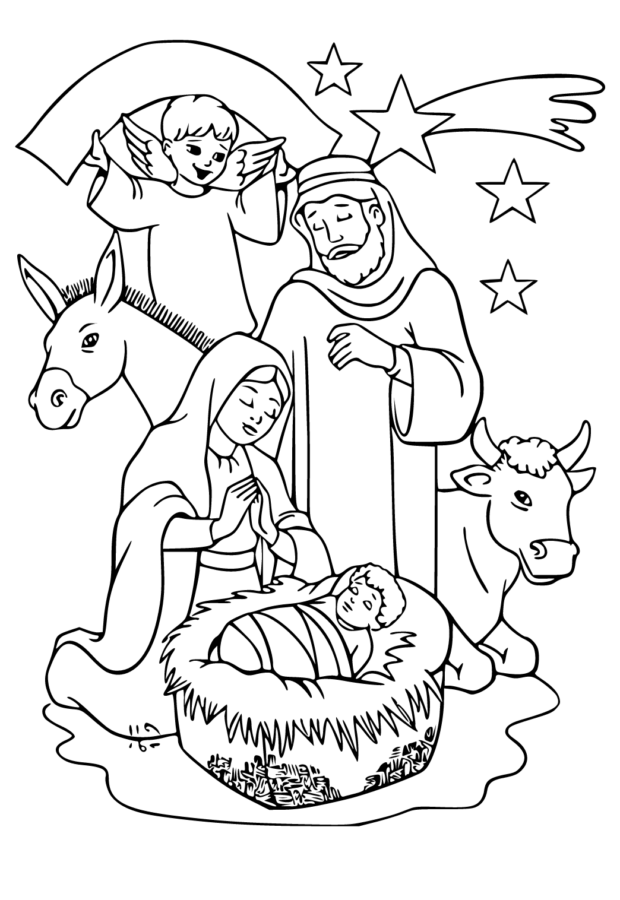 Desenho de Biblicos para imprimir