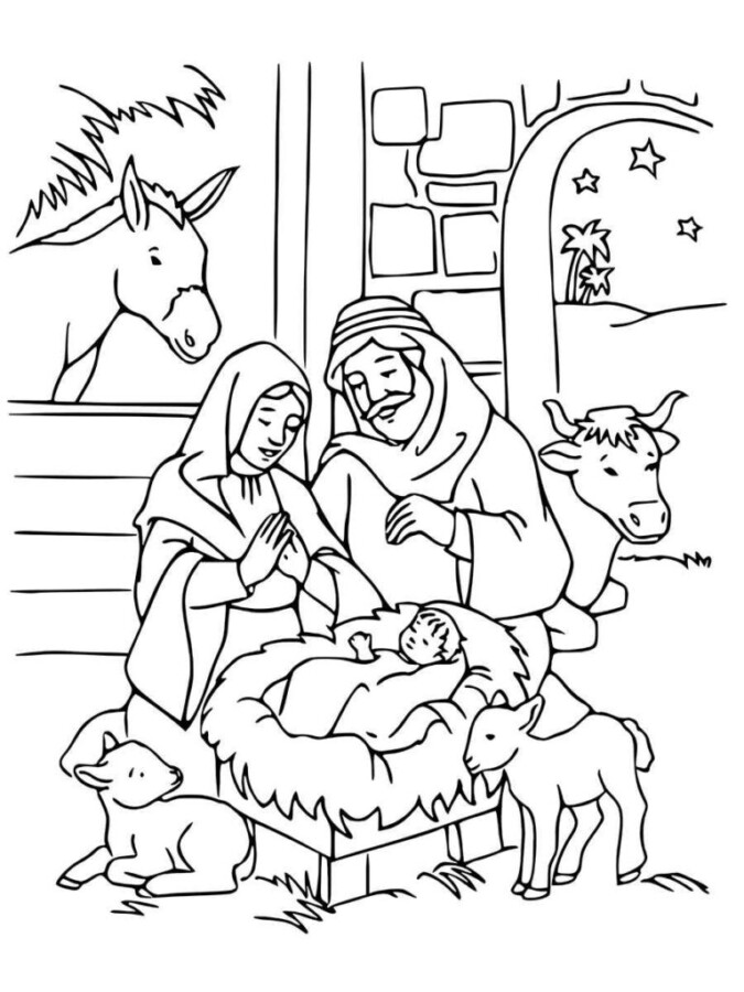 Desenho de Biblicos para imprimir