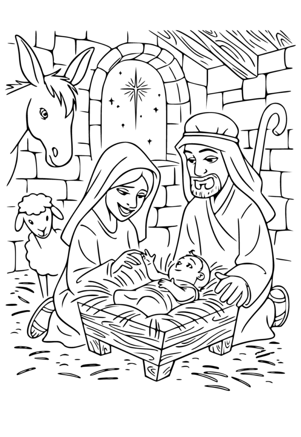 Desenho de Biblicos para imprimir