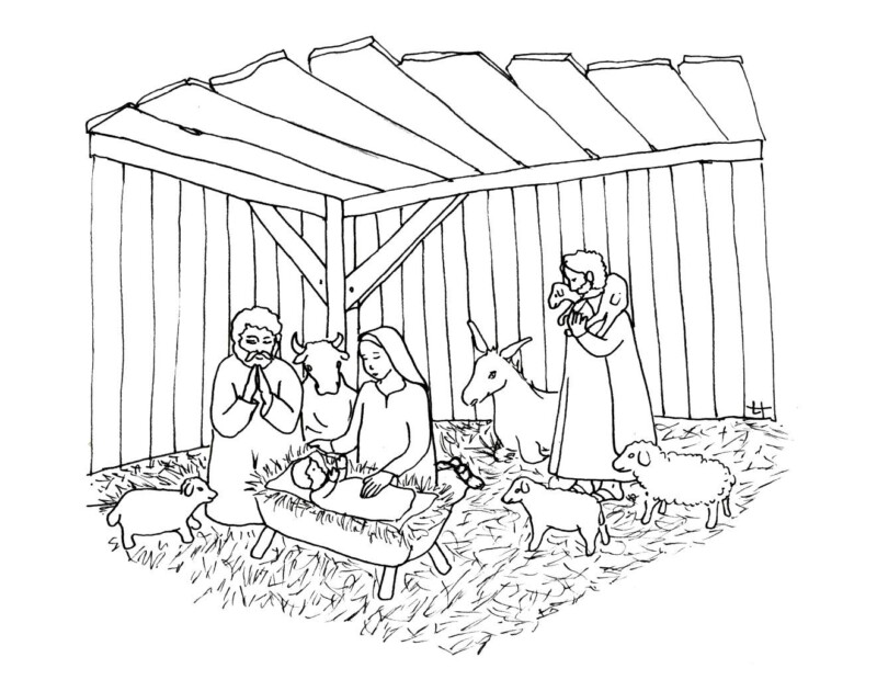Desenho de Biblicos para imprimir