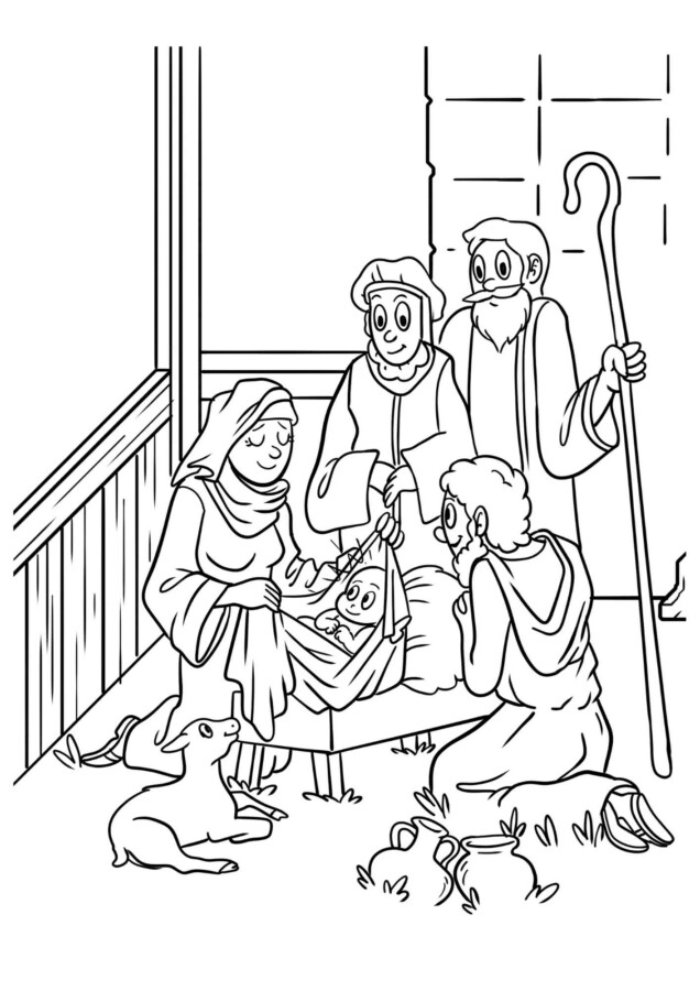 Desenho de Biblicos para imprimir
