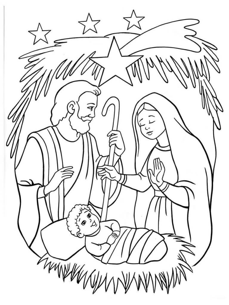 Desenho de Biblicos para imprimir