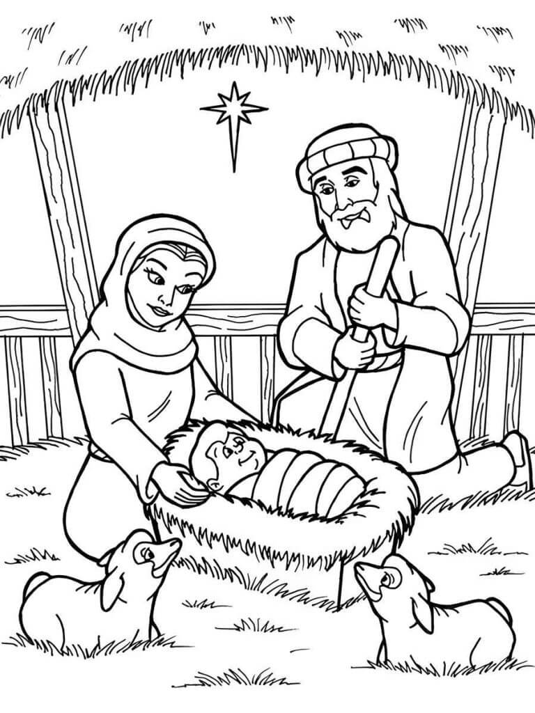 Desenho de Biblicos para imprimir