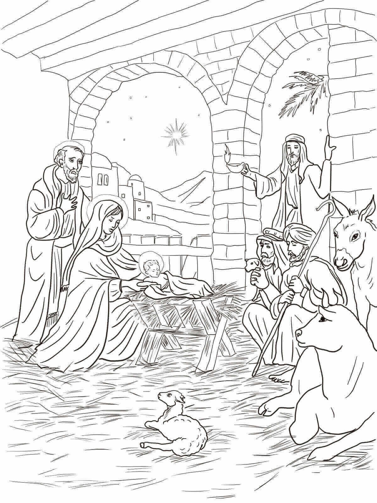 Desenho de Biblicos para imprimir