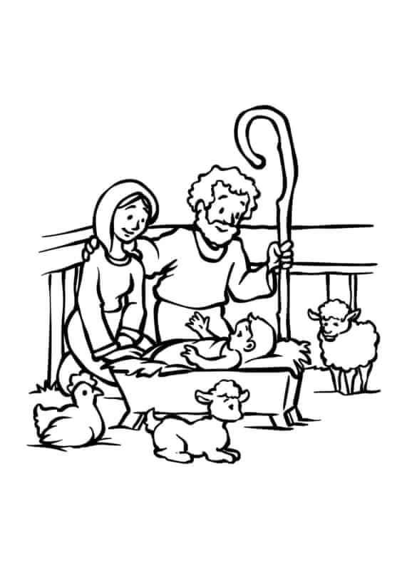 Desenho de Biblicos para imprimir