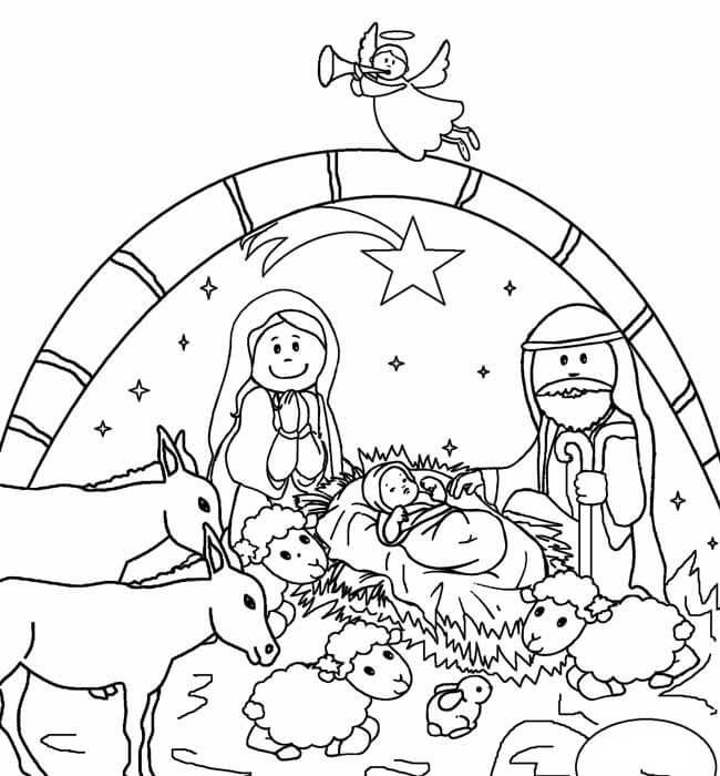 Desenho de Biblicos para imprimir